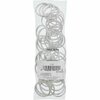 Hillman 1-1/8 in. D Tempered Steel Multicolored Split Rings/Cable Rings Key Ring, 50PK 703516